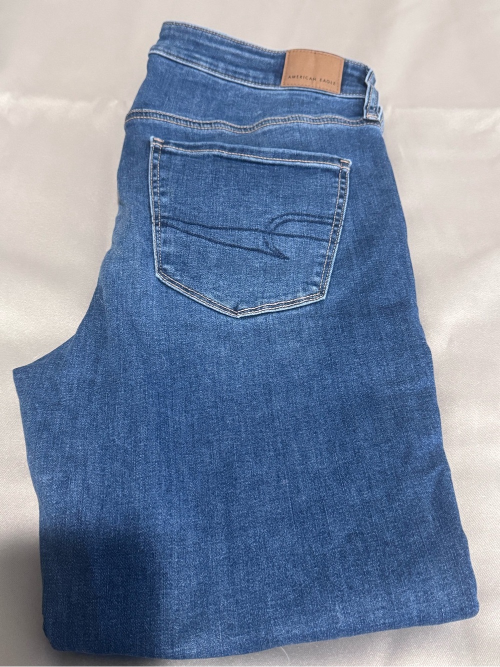 American Eagle Outfitters Blue Skinny Jeans - Mid Wash